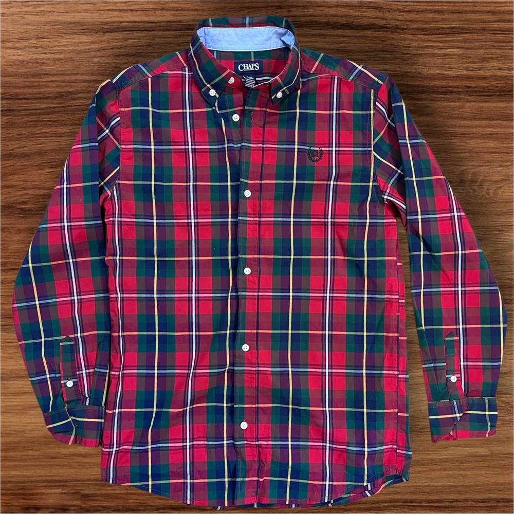 Chaps Boys Large (14-16) Button Down